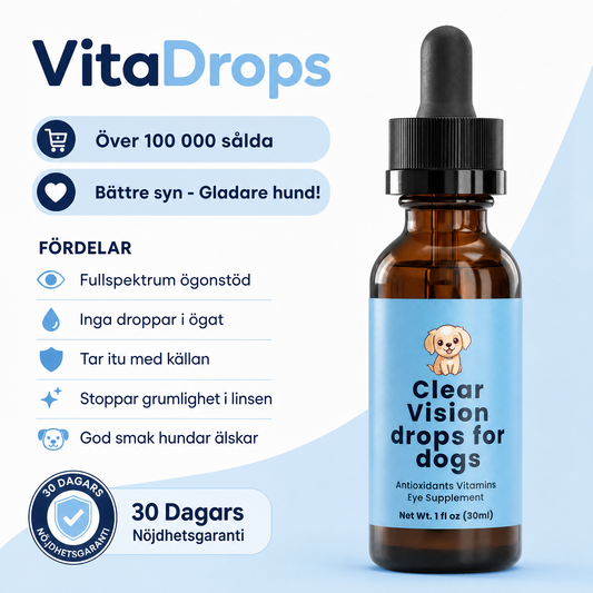 Stötta Din Hunds Syn Inifrån — Innan Problemen Förvärras, VitaDrops™
